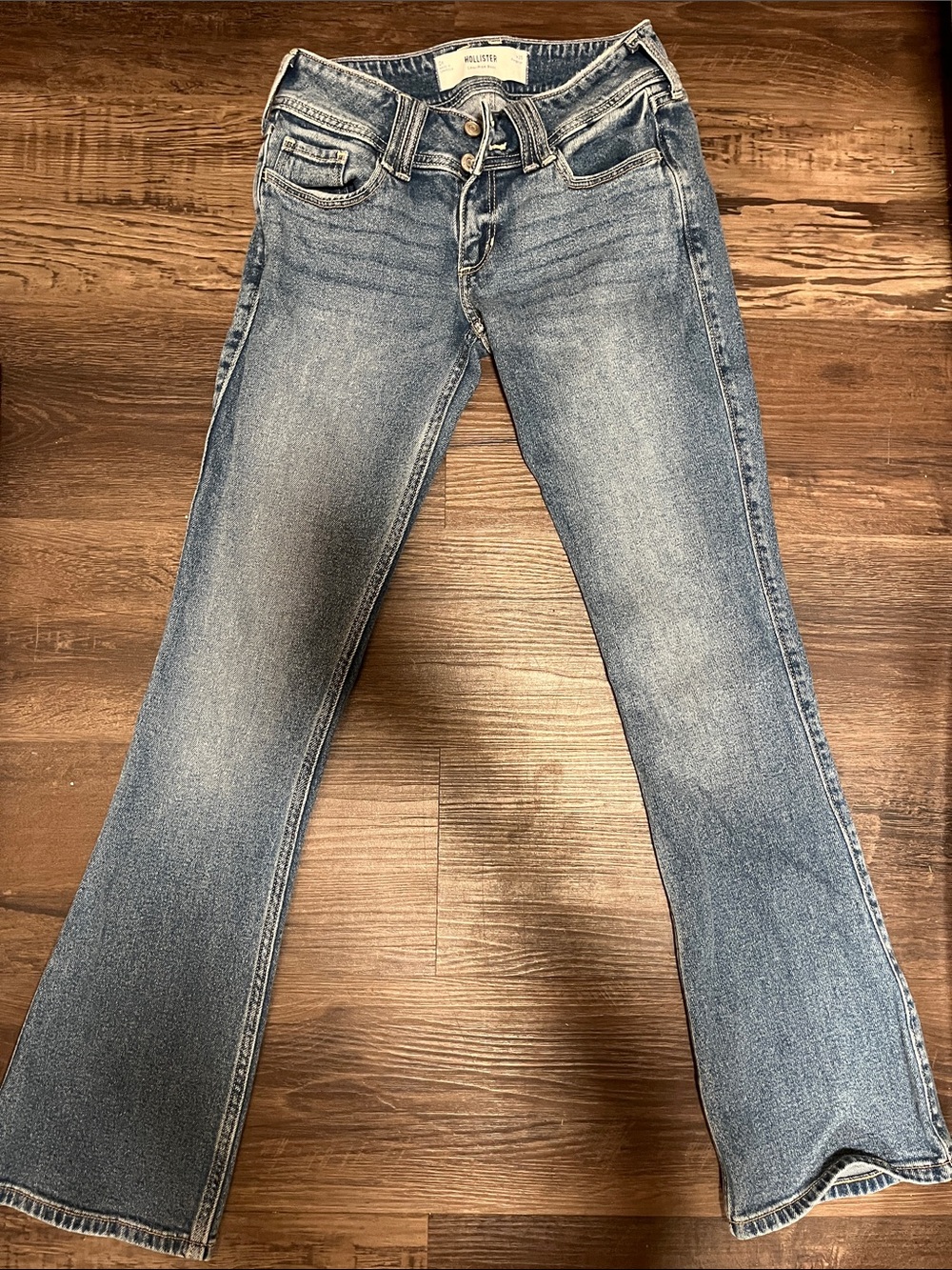 0R low rise boot Hollister Light Blue Jeans